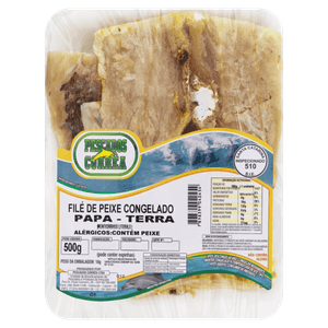 Filé de Papa-Terra Congelado Menticirrhus Litorals Pescados Corrêa Bandeja 500g