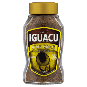 Café Solúvel Liofilizado Iguaçu Gourmet Vidro 100g