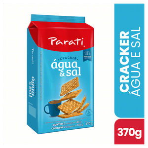 Biscoito Água e Sal Parati Pacote 370g