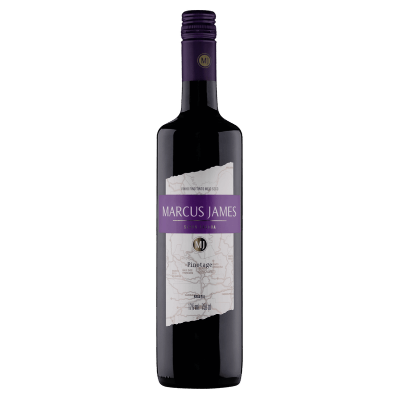 Vinho-Brasileiro-Tinto-Meio-Seco-Marcus-James-Pinotage-Serra-Gaucha-Garrafa-750ml