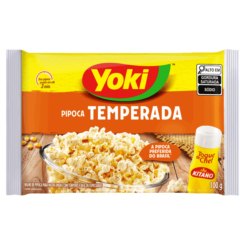 Pipoca-para-Micro-Ondas-Temperada-com-Toque-de-Chef-Yoki-Pacote-100g