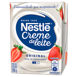 Creme de Leite UHT Leve Homogeneizado Original Nestlé Caixa 200g