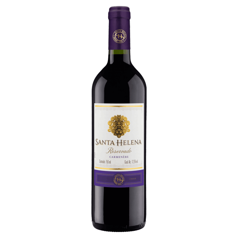 Vinho-Chileno-Tinto-Meio-Seco-Reservado-Santa-Helena-Carmenere-Valle-Central-Garrafa-750ml