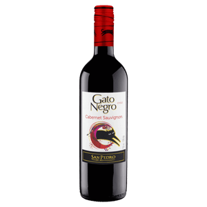 Vinho Chileno Tinto Meio Seco San Pedro Gato Negro Cabernet Sauvignon Valle Central Garrafa 750ml