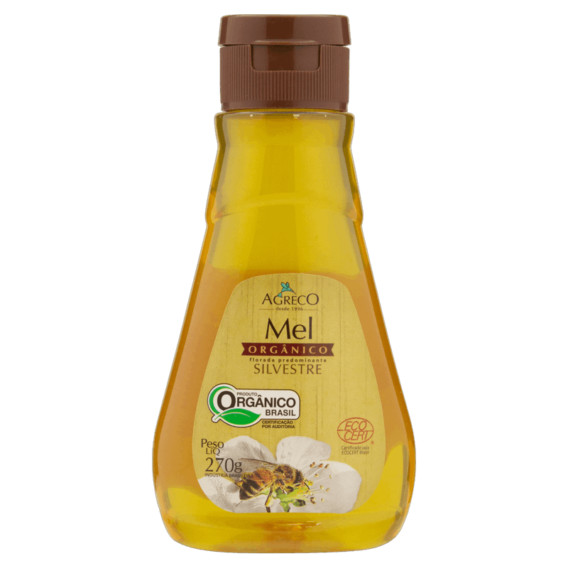 Mel-Florada-Silvestre-Organico-Agreco-Squeeze-270g