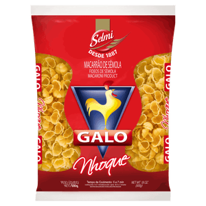 Macarrão de Sêmola Nhoque Galo Pacote 500g