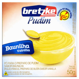 Pó para Pudim Baunilha Bretzke Caixa 50g