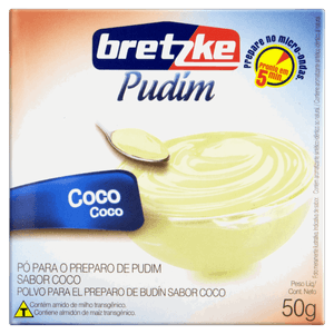 Pó para Pudim Coco Bretzke Caixa 50g