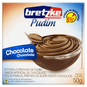 Pó para Pudim Chocolate Bretzke Caixa 50g