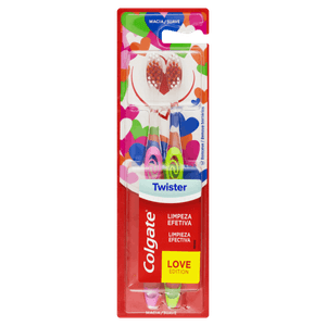 Escova Dental Macia Twister Colgate 2 Unidades