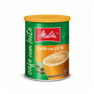 Café com Leite Solúvel Melitta Lata 200g