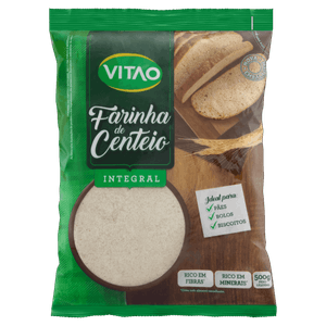 Farinha de Centeio Integral Vitao Pacote 500g