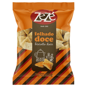 Biscoito Doce Folhado Zezé Pacote 300g