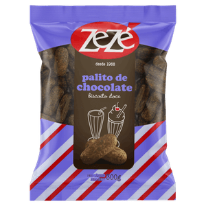 Biscoito Palito Chocolate Zezé Pacote 300g