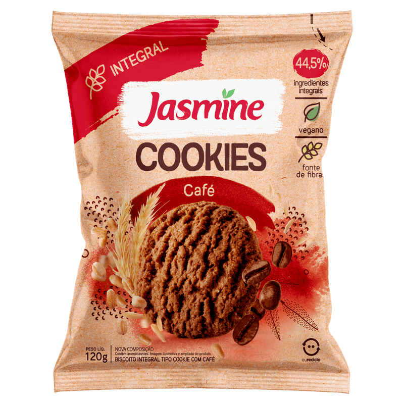 Biscoito-Cookie-Integral-Cafe-Jasmine-Pacote-120g