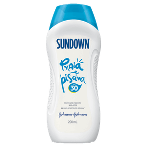 Protetor Solar FPS 30 Sundown Praia e Piscina Frasco 200ml