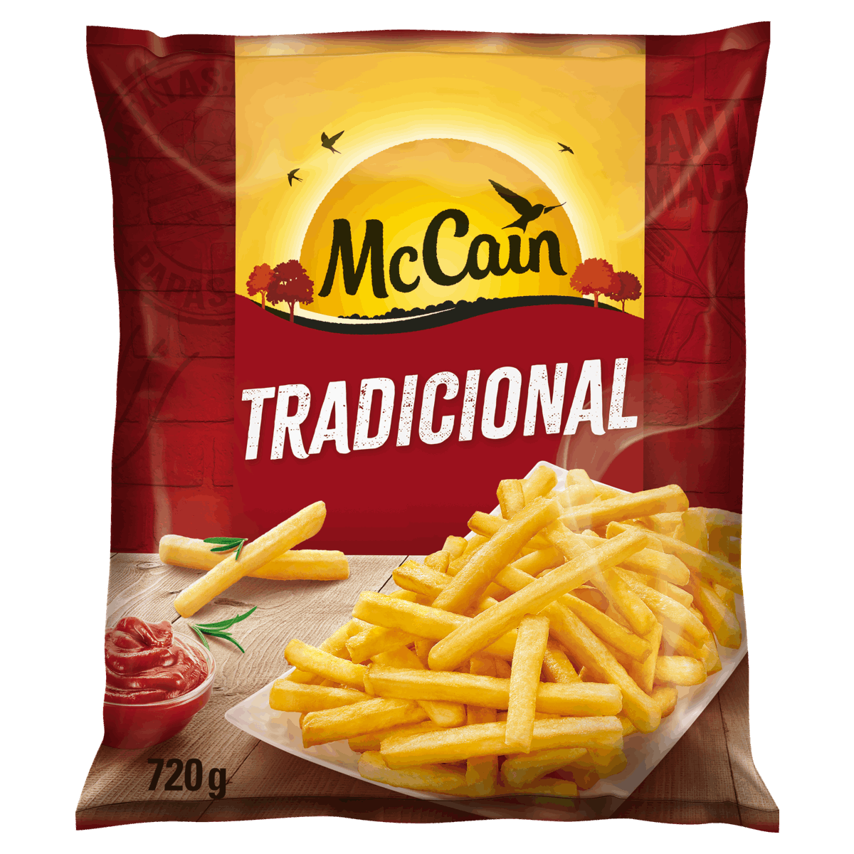 Batata Palito Pré-frita Tradicional Congelada McCain 720g