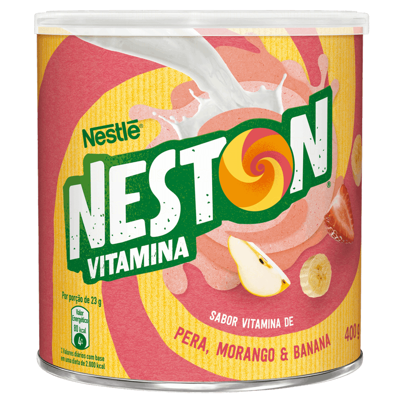 Po-para-Preparo-de-Bebida-Vitamina-de-Pera-Morango---Banana-Neston-Lata-400g