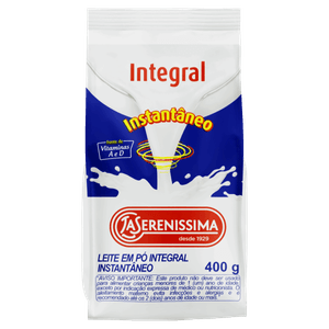 Leite Pó Instantâneo Integral La Serenissima Pacote 400g