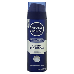 Espuma de Barbear Original Protect Nivea Men 200ml