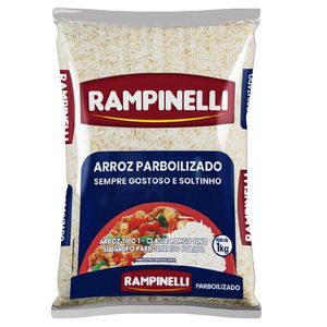 Arroz Parboilizado Tipo 1 Rampinelli Pacote 1kg