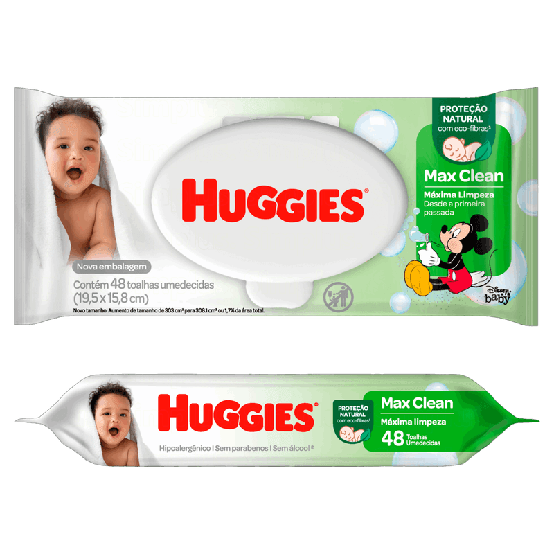 Toalha-Umedecida-Disney-Baby-Huggies-Max-Clean-Pacote-48-Unidades