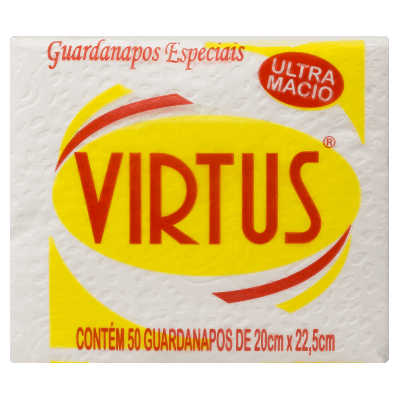 Guardanapo-de-Papel-Folha-Simples-Virtus-20cm-x-225cm-Pacote-50-Unidades