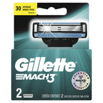 Carga-de-Aparelho-para-Barbear-Gillette-Mach3-2-Unidades