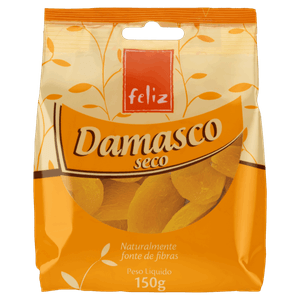 Damasco Seco Feliz Pacote 150g