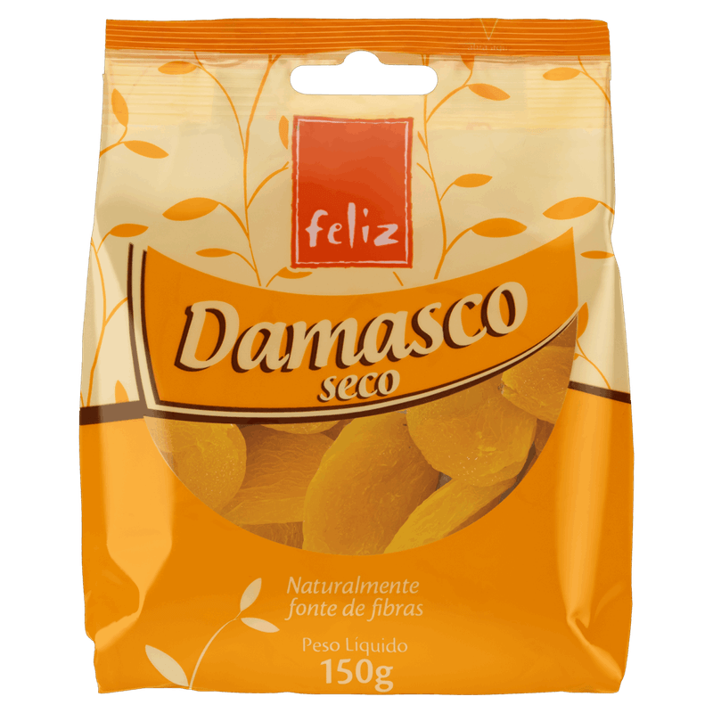 Damasco-Seco-Feliz-Pacote-150g