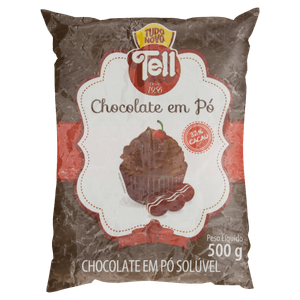 Chocolate Pó Solúvel 32% Cacau Tell Pacote 500g