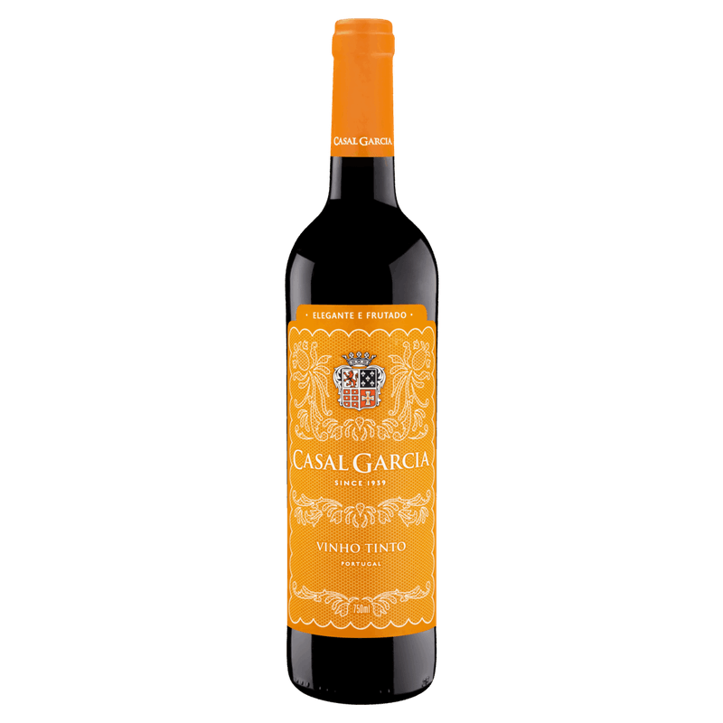 Vinho Português Tinto Seco Casal Garcia Tinta Roriz Touriga Nacional Lisboa Garrafa 750ml