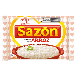 Tempero para Arroz Sazón Pacote 60g 12 Unidades