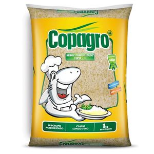 Arroz Parboilizado Tipo 1 Copagro Pacote 1kg