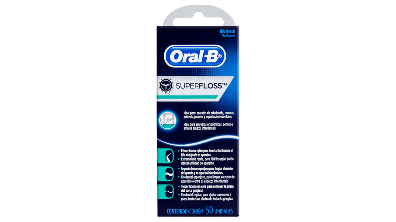Fio Dental Oral-B Superfloss 50 Unidades giassi Giassi