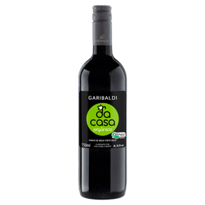 Vinho Brasileiro Tinto Seco Orgânico Da Casa Isabel Bordô Garrafa 750ml