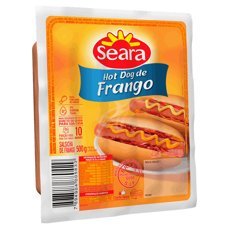 Salsicha-de-Frango-Seara-500g