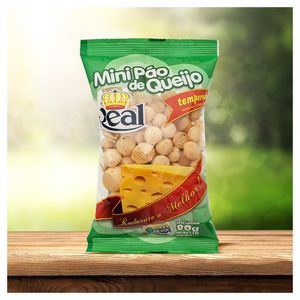 Mini Pão de Queijo Temperado Real Pacote 80g