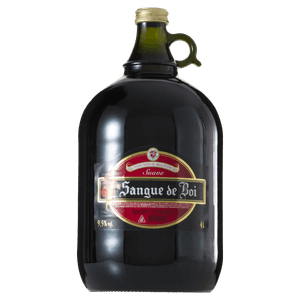 Vinho Brasileiro Tinto Suave Sangue de Boi Serra Gaúcha Garrafão 4l