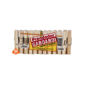 Prendedor Roupa Gaboardi Madeira pe 12un