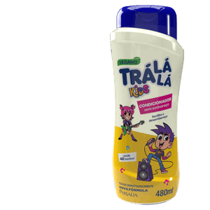 Condicionador Trá Lá Lá Kids sem Embaraço Frasco 480ml