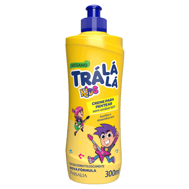 Creme-para-Pentear-Tra-La-La-Kids-sem-Embaraco-Frasco-300ml