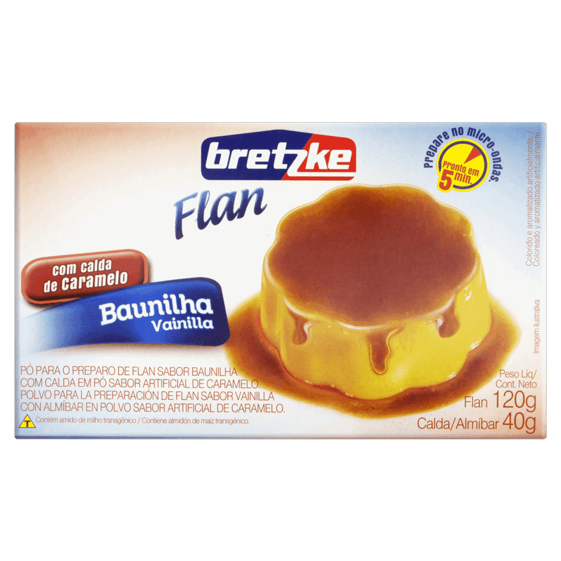 Po-para-Flan-Baunilha-Calda-de-Caramelo-Bretzke-Caixa-160g