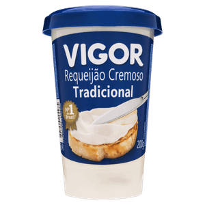 Requeijão Cremoso Tradicional Vigor Copo 200g