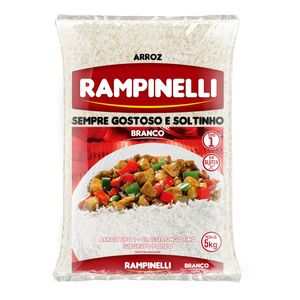 Arroz Branco Tipo 1 Rampinelli Pacote 5kg