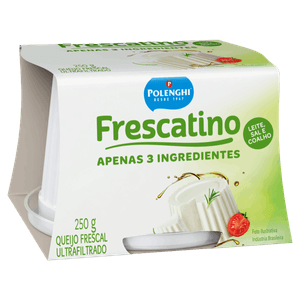 Queijo Frescal Ultrafiltrado Polenghi Frescatino Pote 250g