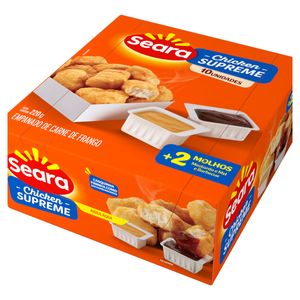 Empanado de Frango Seara Chicken Supreme Caixa 220g 10 Unidades