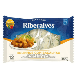 Bolinho Bacalhau Riberalves Pacote 360gr