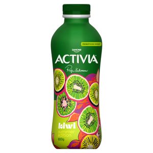 Leite Fermentado Parcialmente Desnatado Kiwi Activia Garrafa 800g Summer Edition