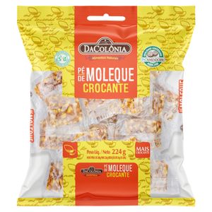 Pé de Moleque Crocante DaColônia Pacote 224g